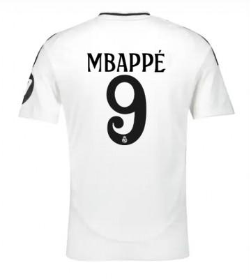 Real Madrid Kylian Mbappe #9 Replika Hjemmebanetrøje 2024-25 Kortærmet